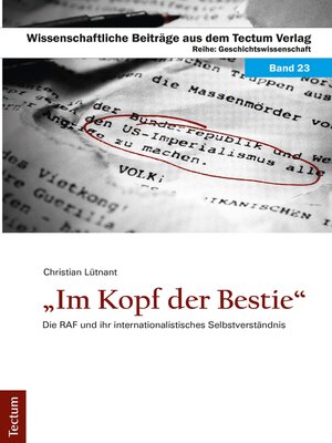 cover image of "Im Kopf der Bestie"